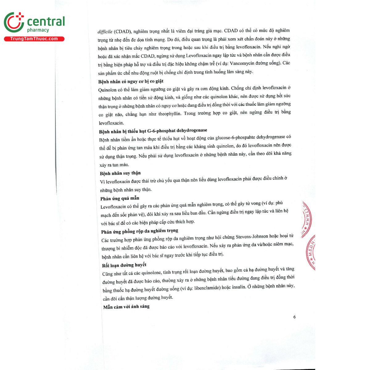 levofloxacin 500mg kingphar 9 Q6617