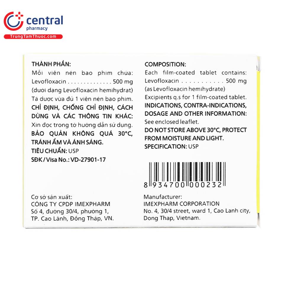 levofloxacin imexpharm 6 A0736