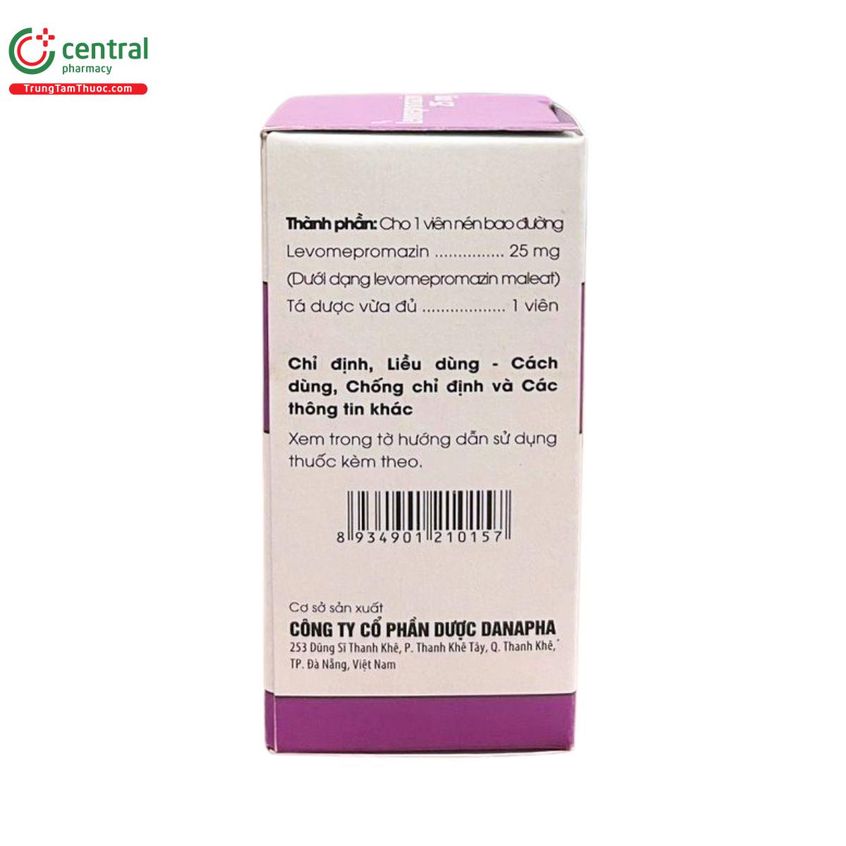 levomepromazin 25mg danapha 5 J4317