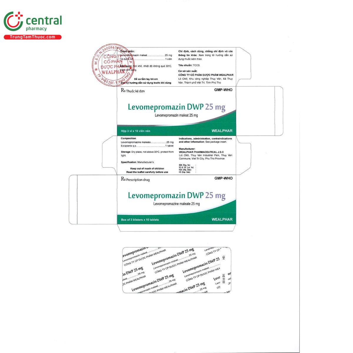 levomepromazin dwp 25 mg 4 A0138