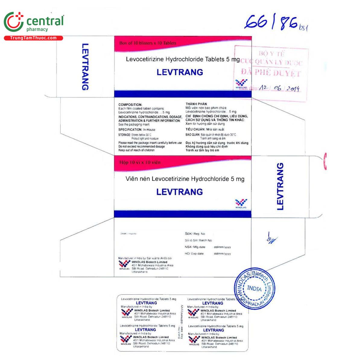 levtrang 5mg 1 F2382