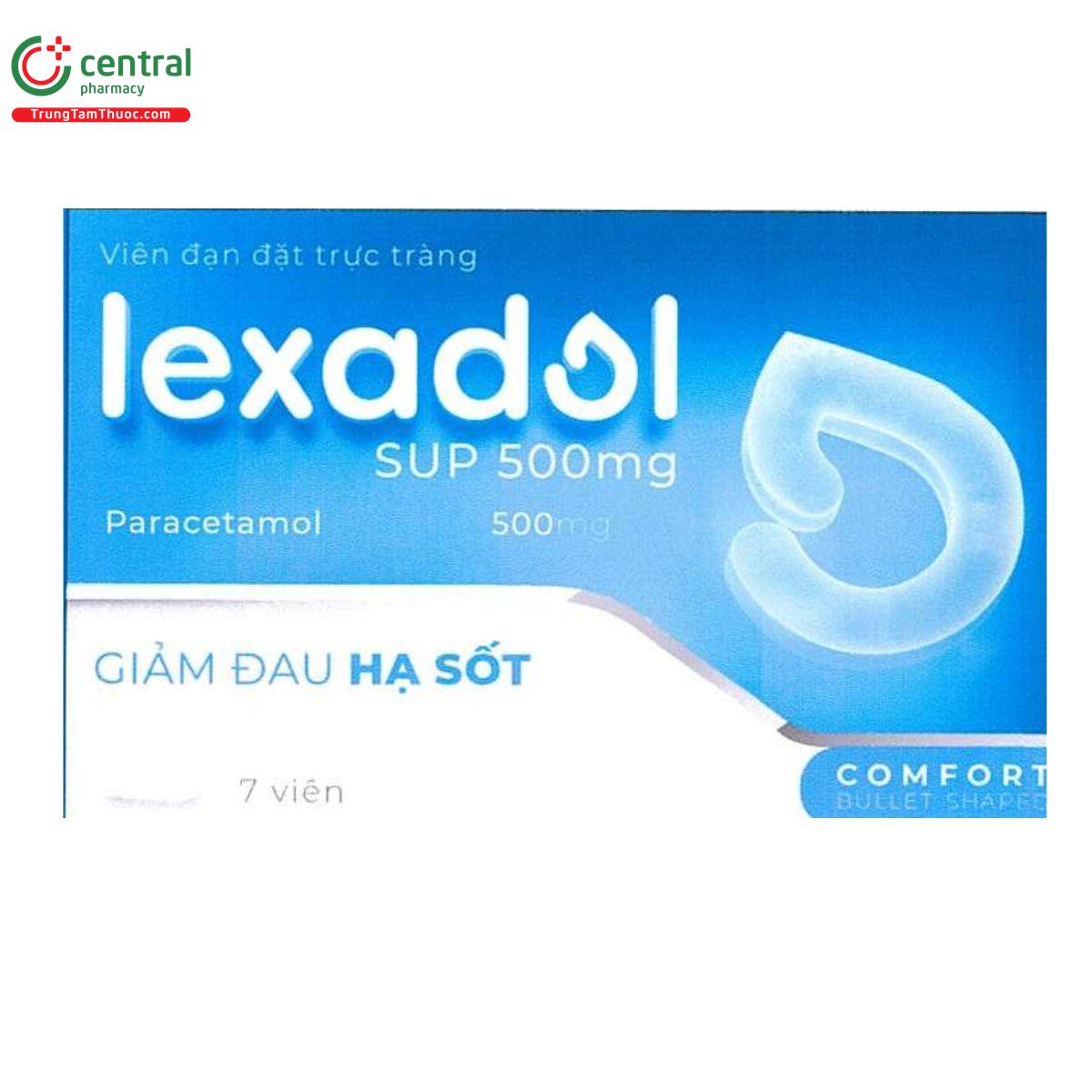 lexadol sup 500mg 7 G2547 lexadol sup 500mg 7 G2547