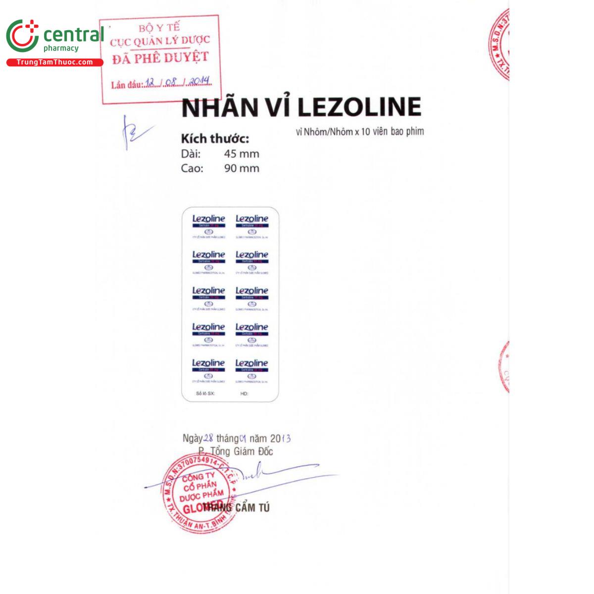 lezoline 50mg 2 A0714