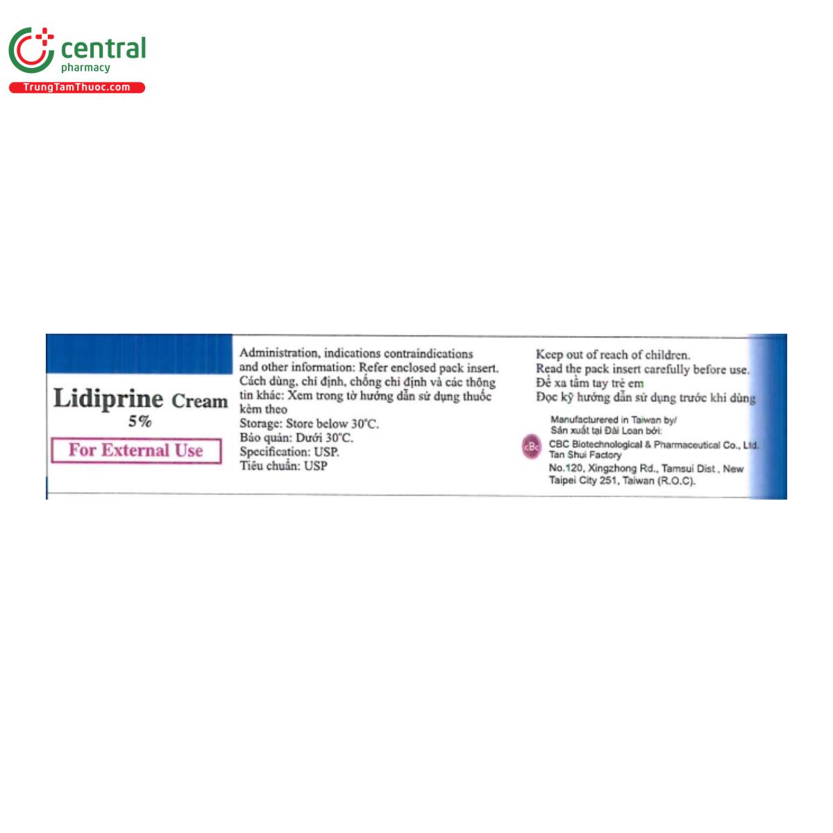 lidiprine cream 5 2 C0638 lidiprine cream 5 2 C0638