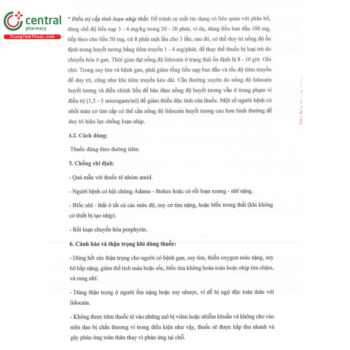 lidocain hydroclorid 40mg 2ml hd pharma 10 T7023