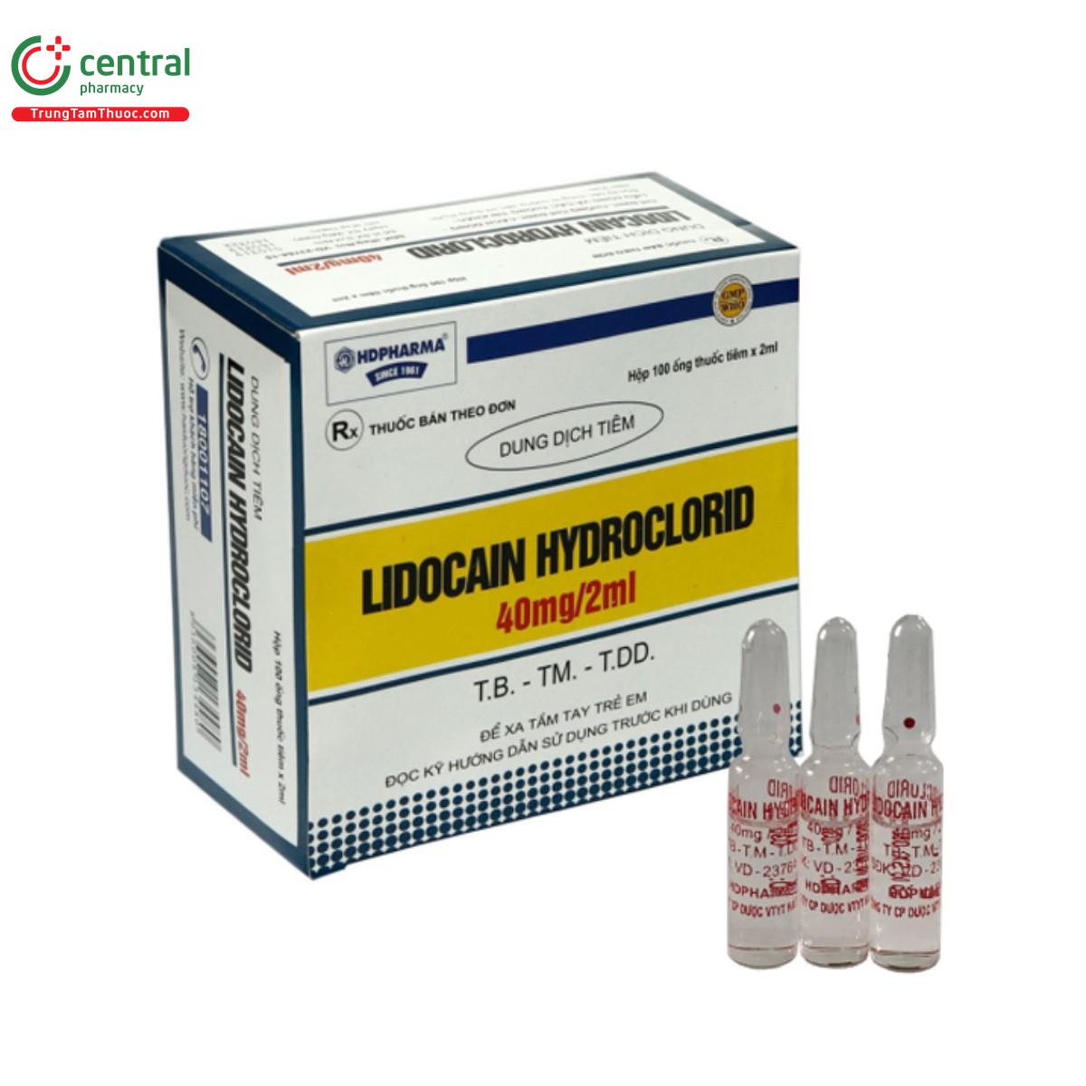 lidocain hydroclorid 40mg 2ml hd pharma 5 U8428
