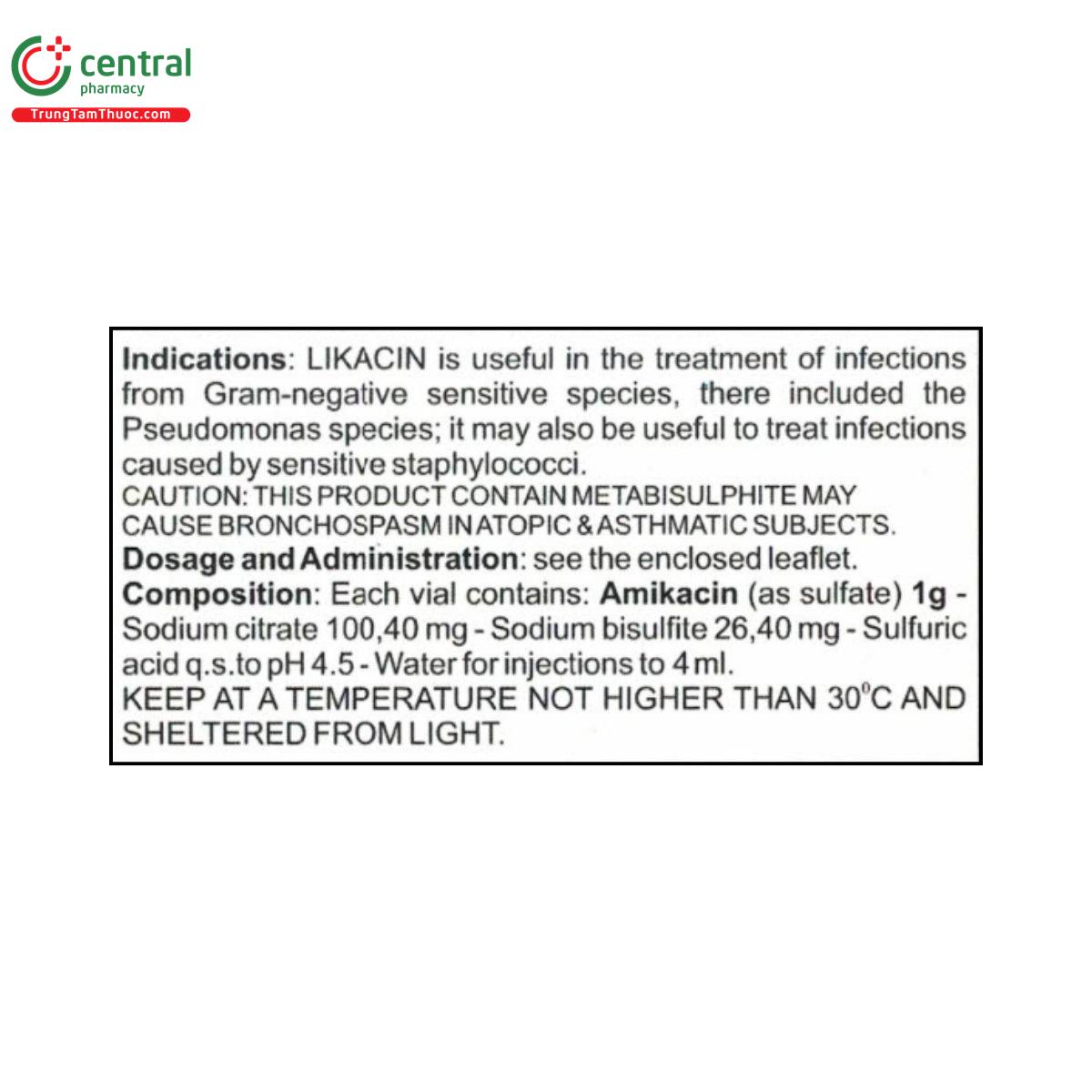 likacin 1000mg 4ml 2 O5740 likacin 1000mg 4ml 2 O5740