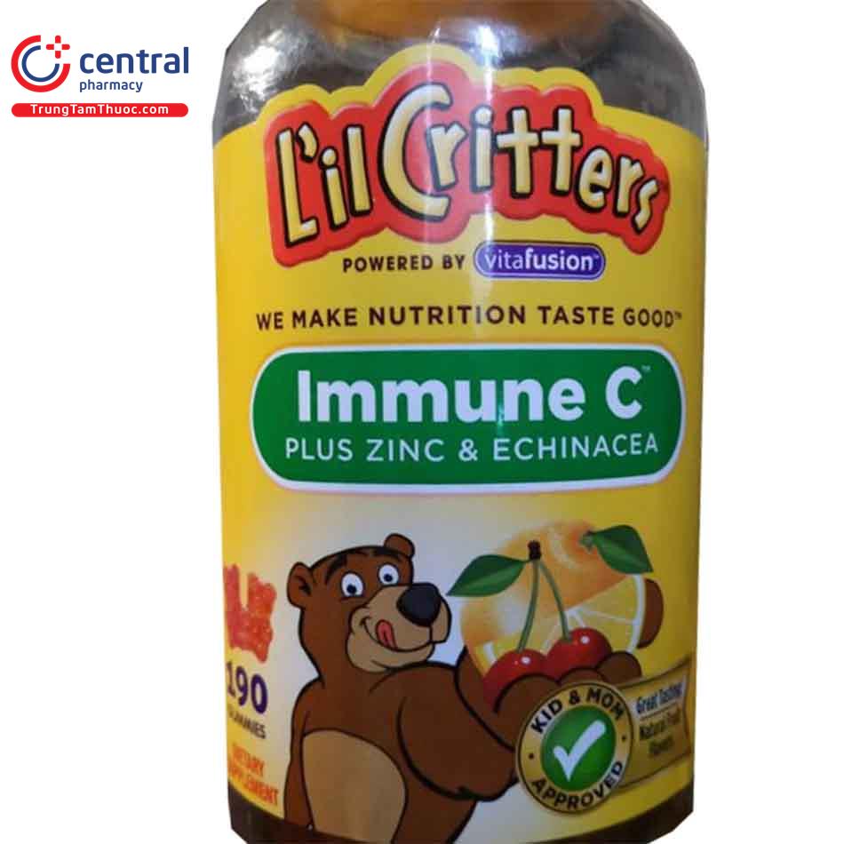 lil critters immune c plus zinc echinacea lo 190 vien 3 G2365