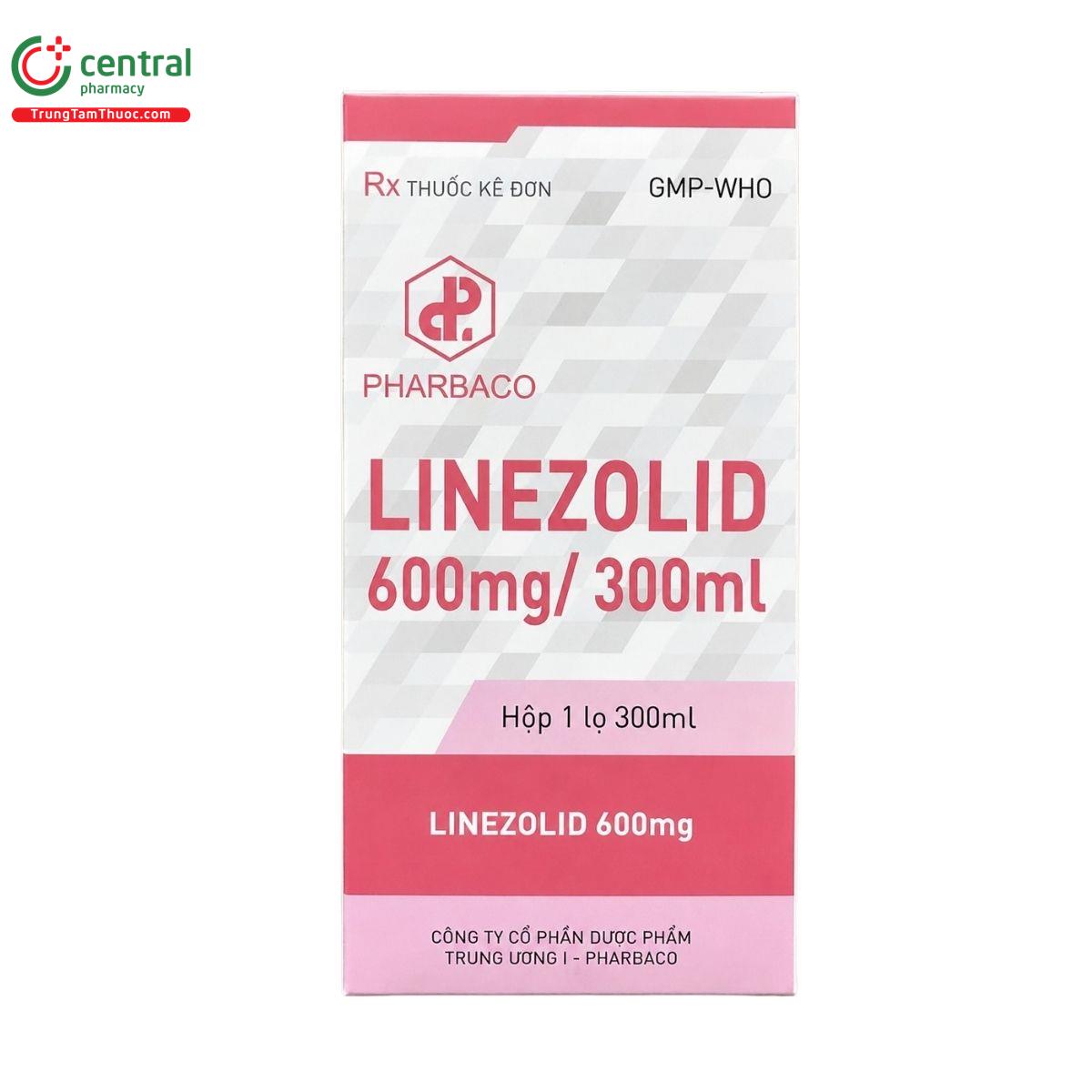 linezolid 600mg 300ml pharbaco 1 S7511