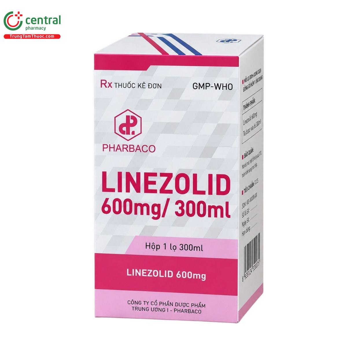 linezolid 600mg 300ml pharbaco 2 L4874
