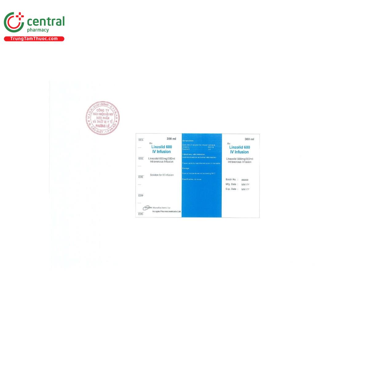linzolid 600 iv infusion 3 R7322 linzolid 600 iv infusion 3 R7322
