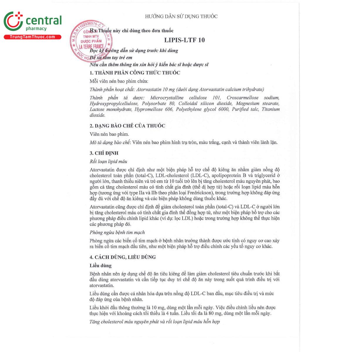 lipis ltf 10 4 B0341