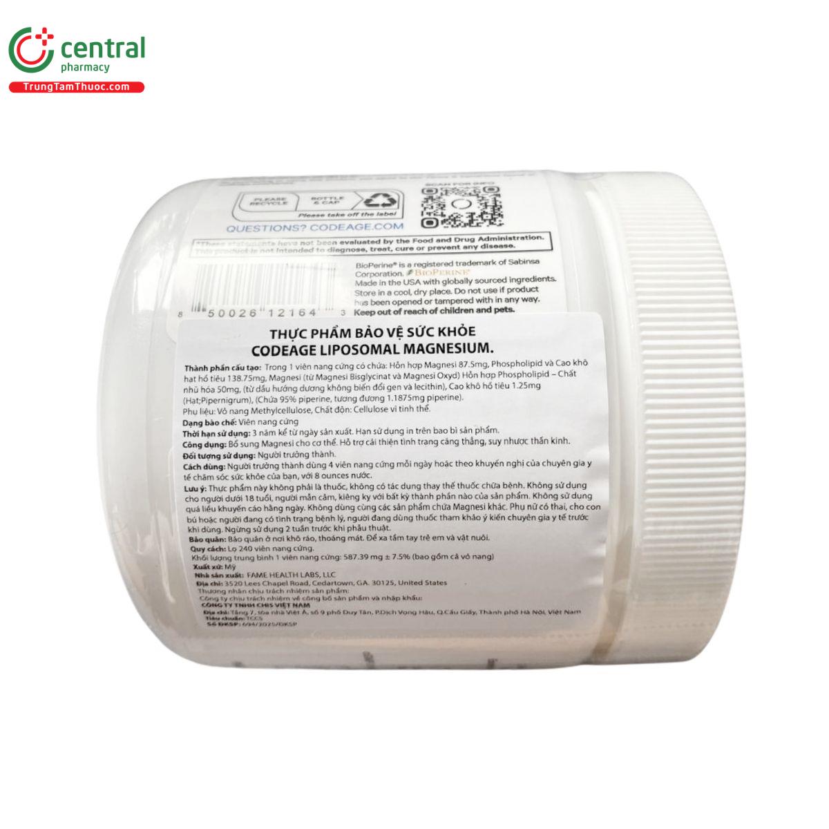 liposomal magnesium glycinate 4 C0500