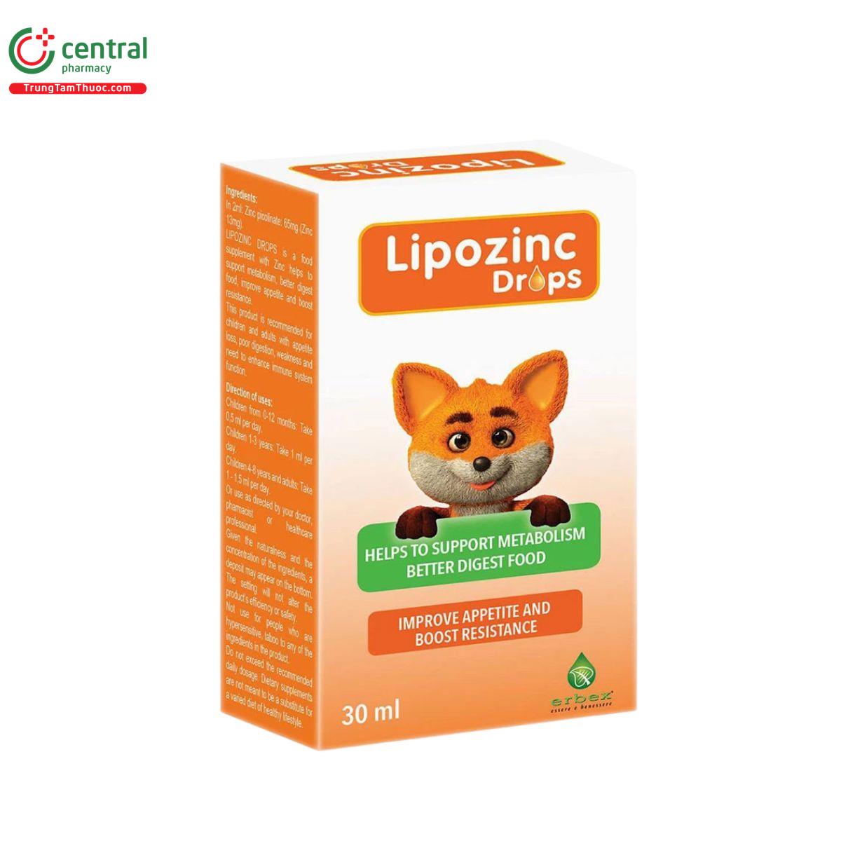 lipozinc drops 3 G2270 lipozinc drops 3 G2270