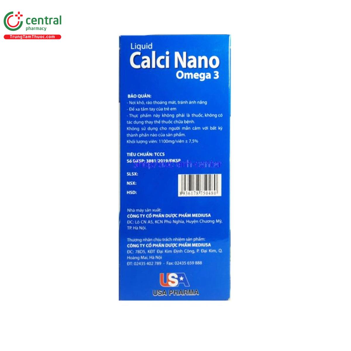liquid calci nano omega 3 lo 5 M5002
