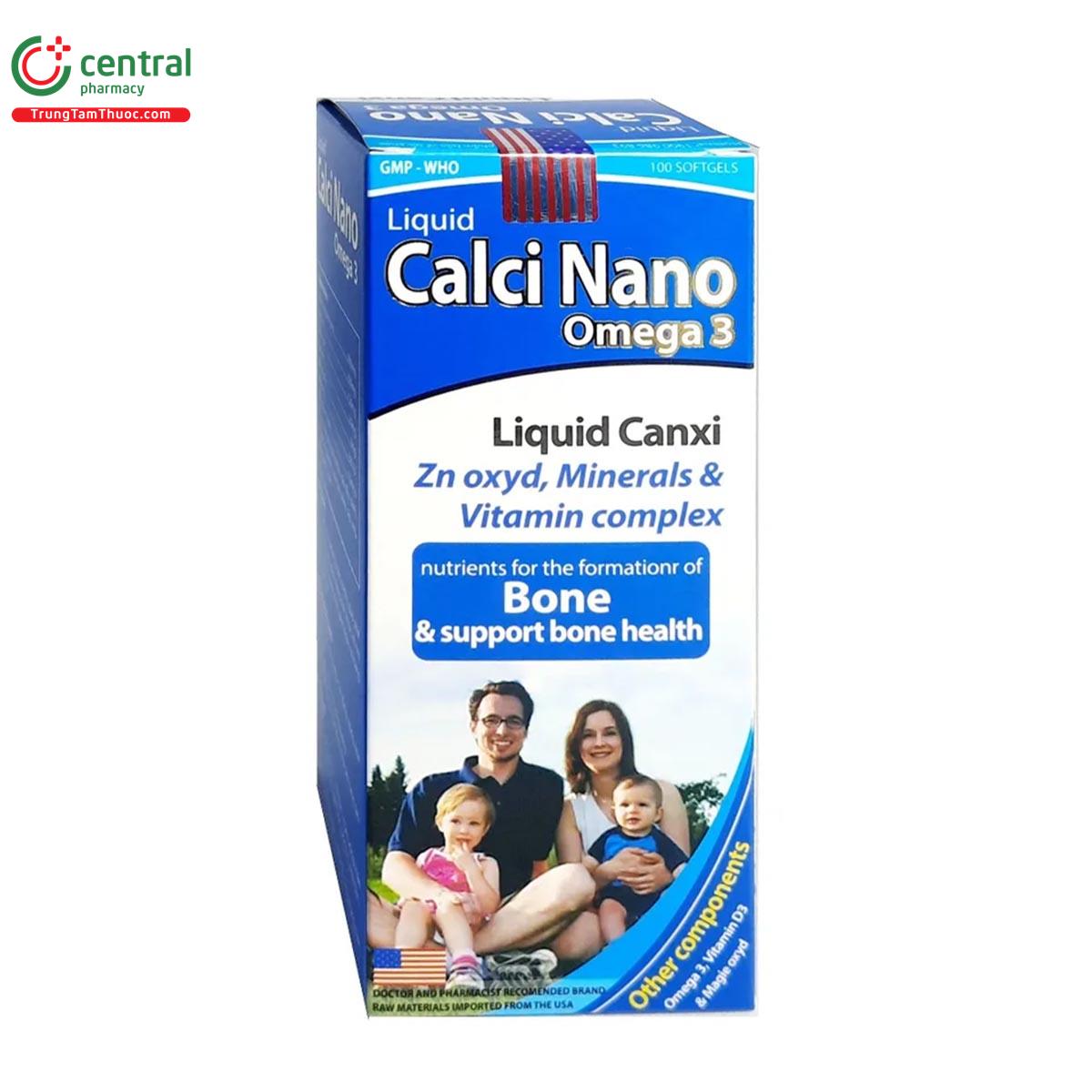 liquid calci nano omega 3 lo 8 H3504