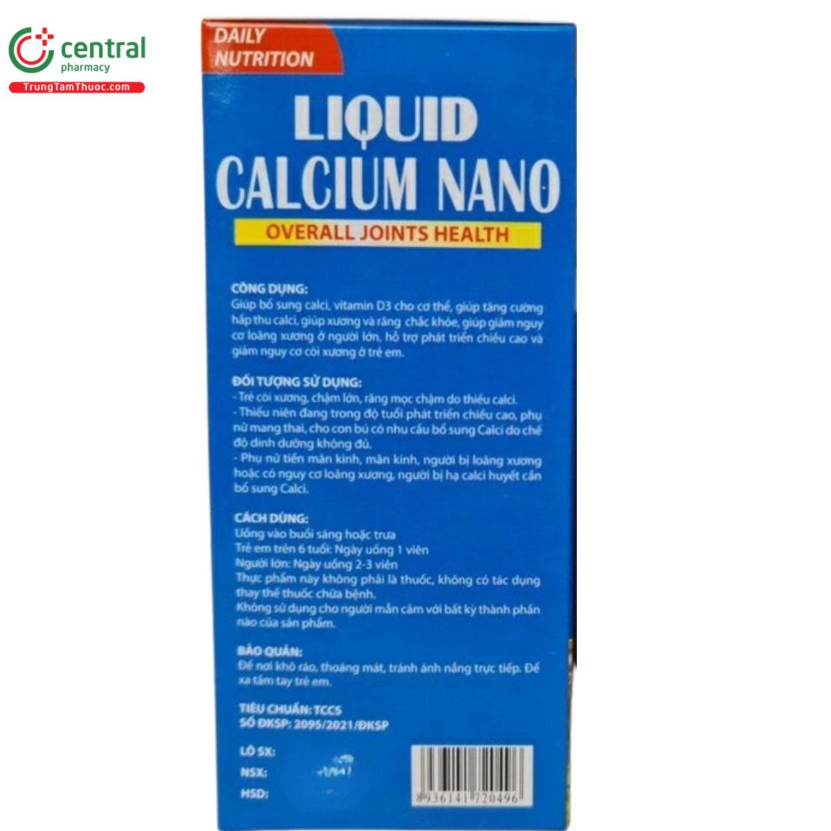 liquid calcium nano overall joints health 5 Q6867