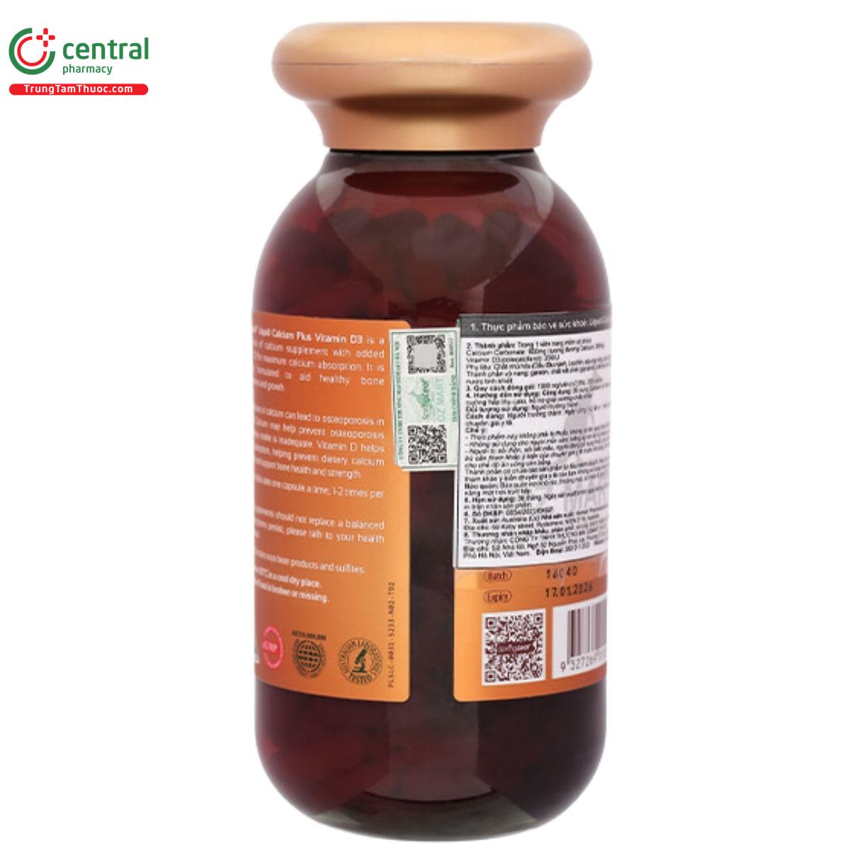 liquid calcium plus vitamin d3 3 G2847