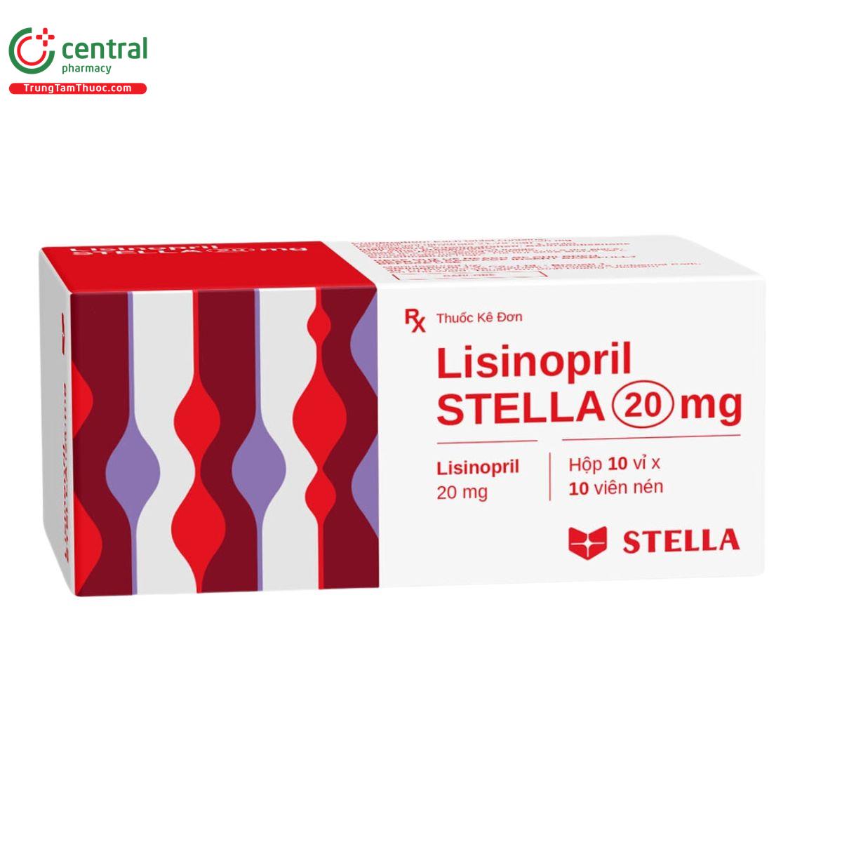 lisinopril stella 20mg 5 U8543