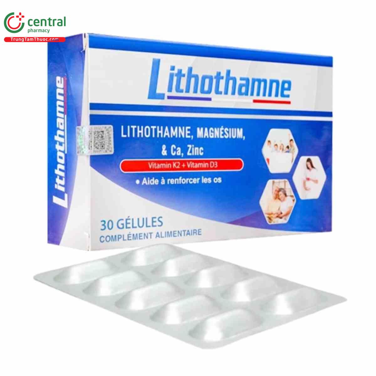 Lithothamne De Norvège 500mg - Boîte De 80 Capsules - Complément Calcium Naturel