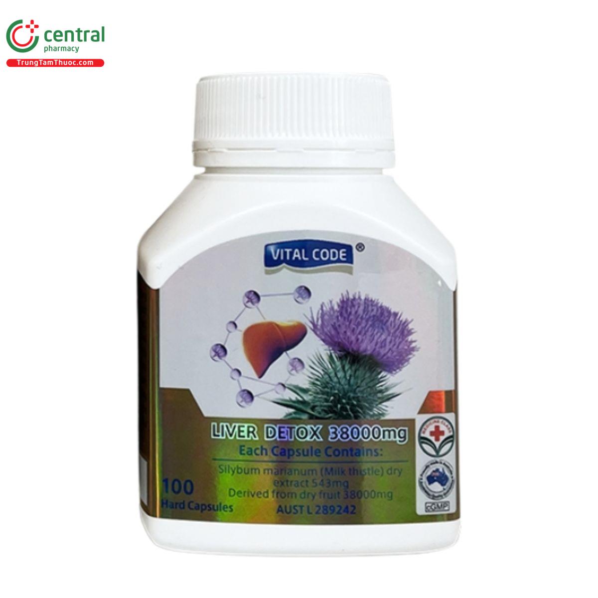 liver detox 38000mg vital code 7 V8528