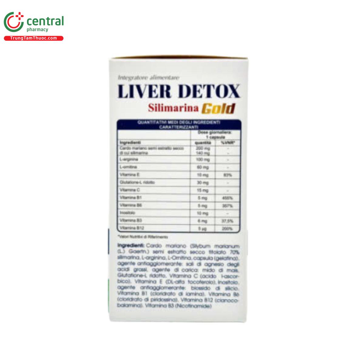 liver detox silimarina gold 2 G2855