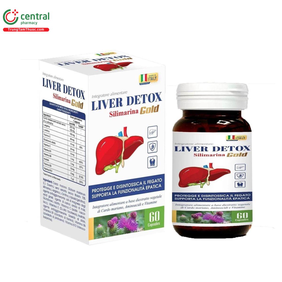 liver detox silimarina gold V8683