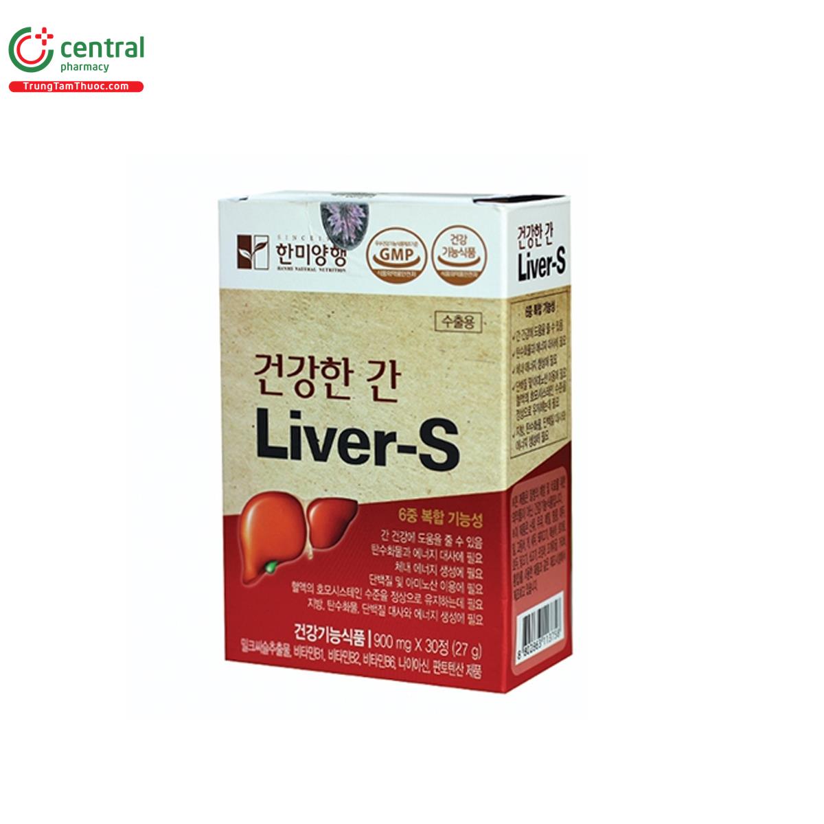 Thuốc Liver-S - Hỗ trợ giải độc và tăng cường chức năng của gan