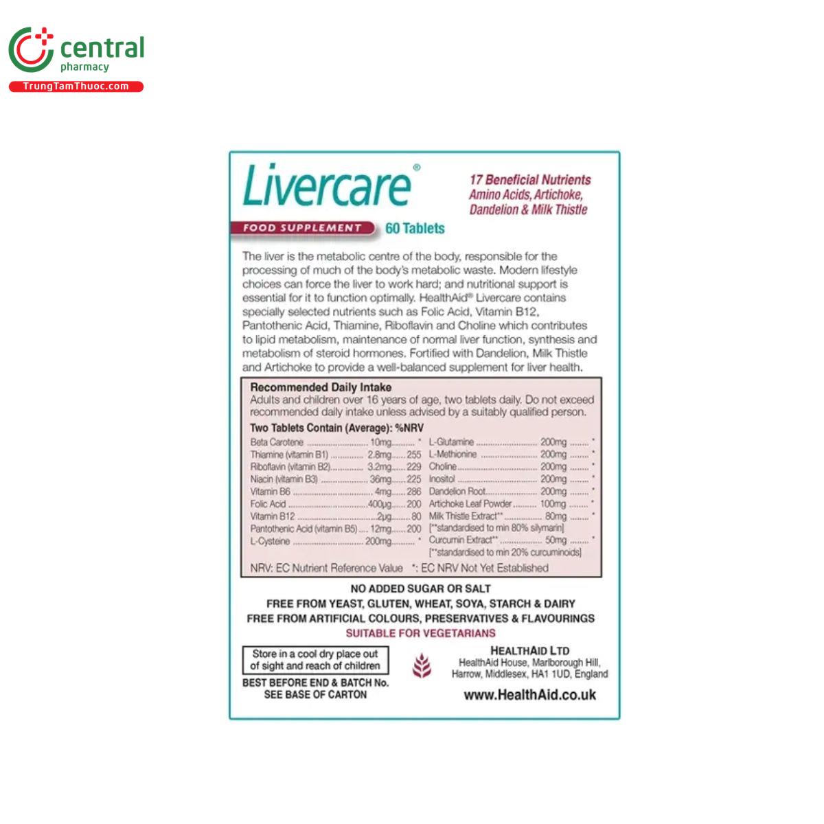 livercare healthaid 3 M5583 livercare healthaid 3 M5583