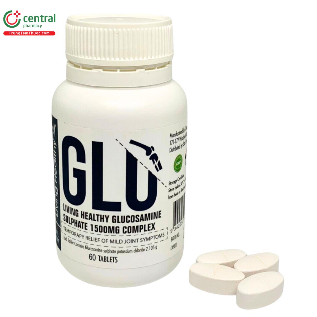 living healthy glucosamine sulphate 1500mg complex 2 D1351