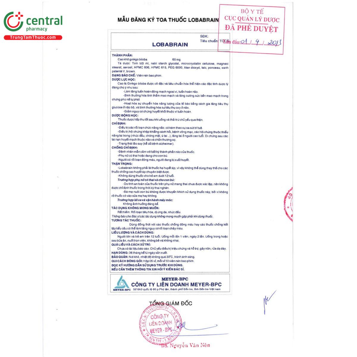 lobabrain 60mg 2 M5414 lobabrain 60mg 2 M5414