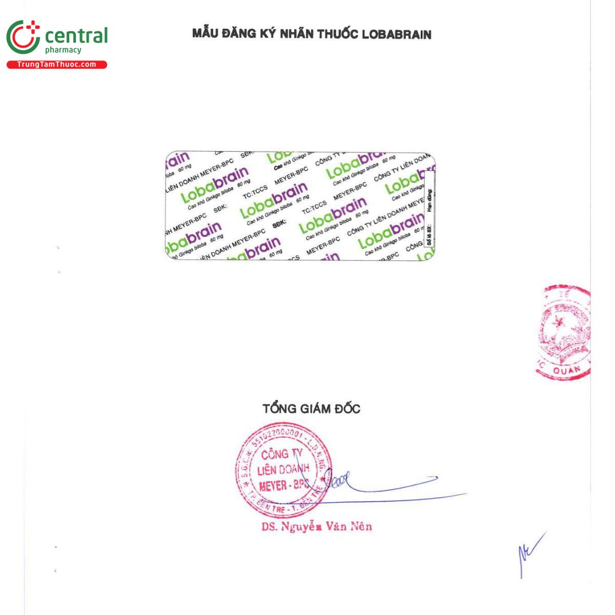 lobabrain 60mg 3 C0267 lobabrain 60mg 3 C0267