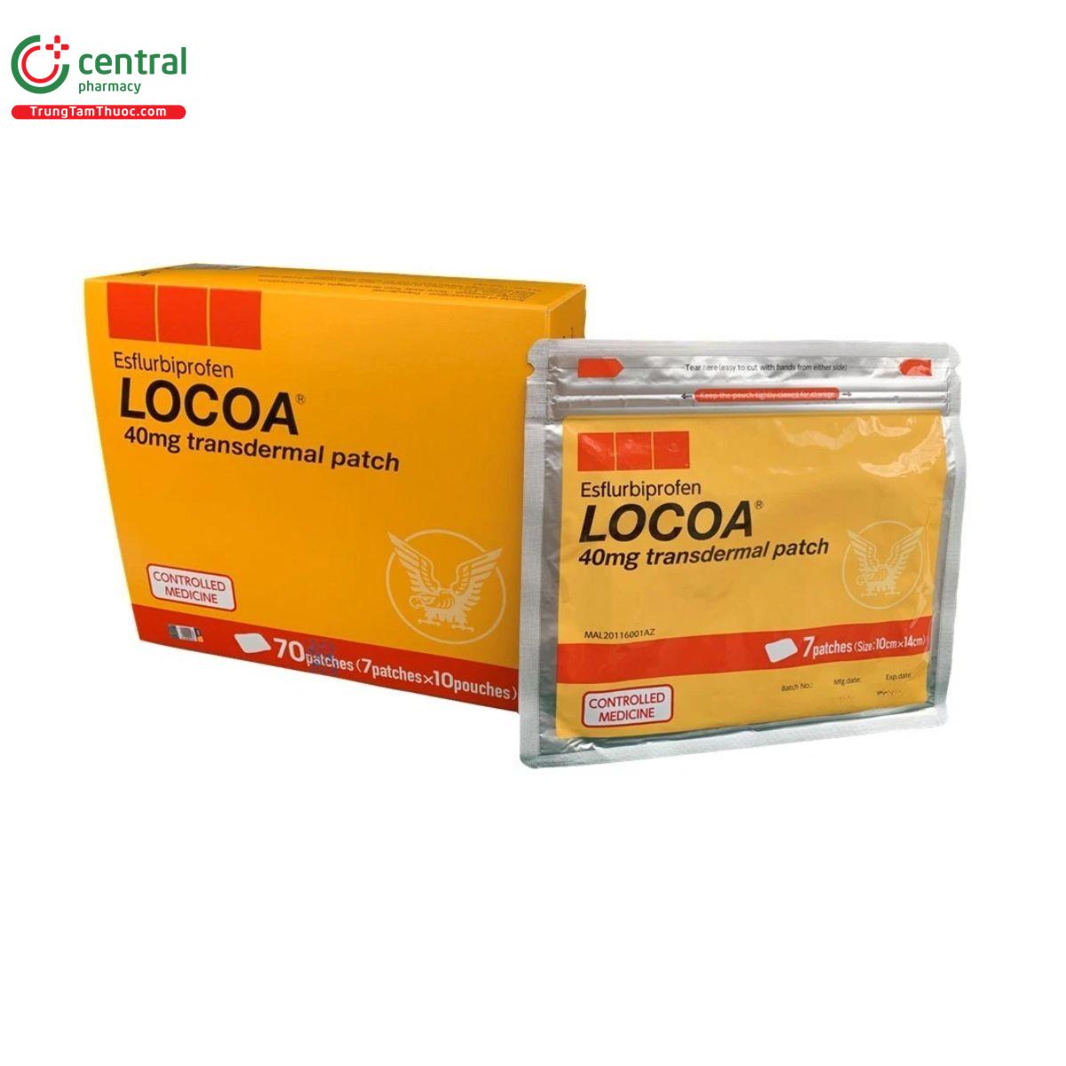 locoa 40mg transdermal patch 1 B0503