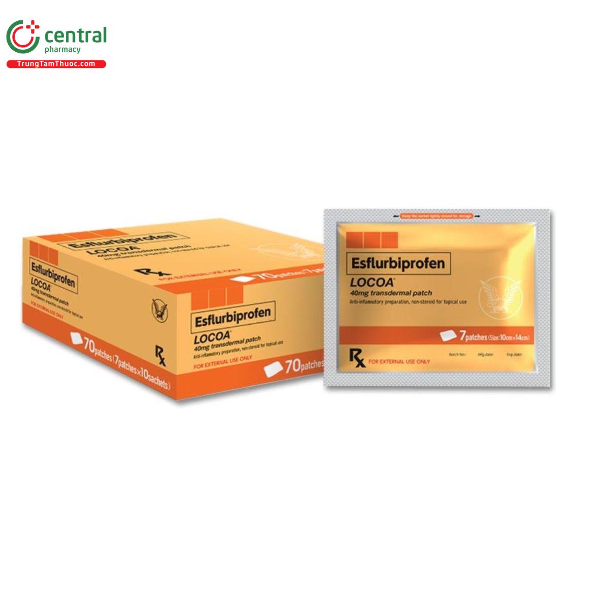 locoa 40mg transdermal patch 3 J3733