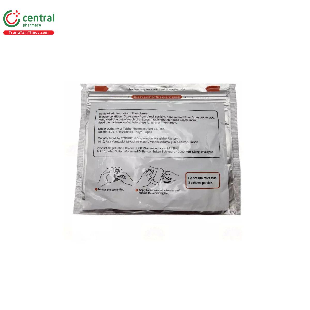 locoa 40mg transdermal patch 6 O5571