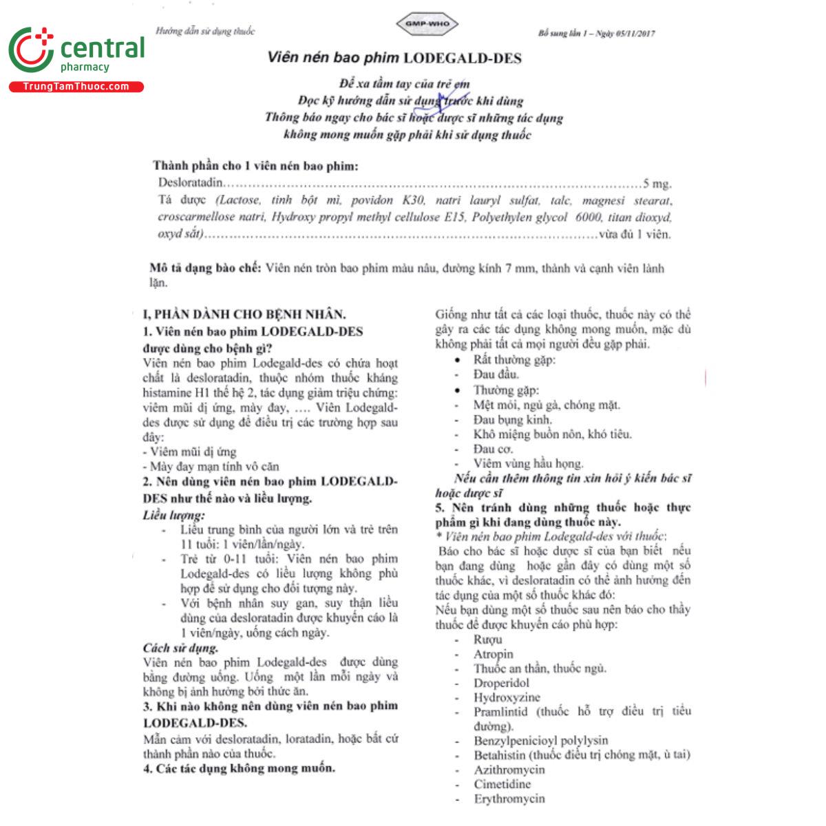 lodegald des 5 L4702