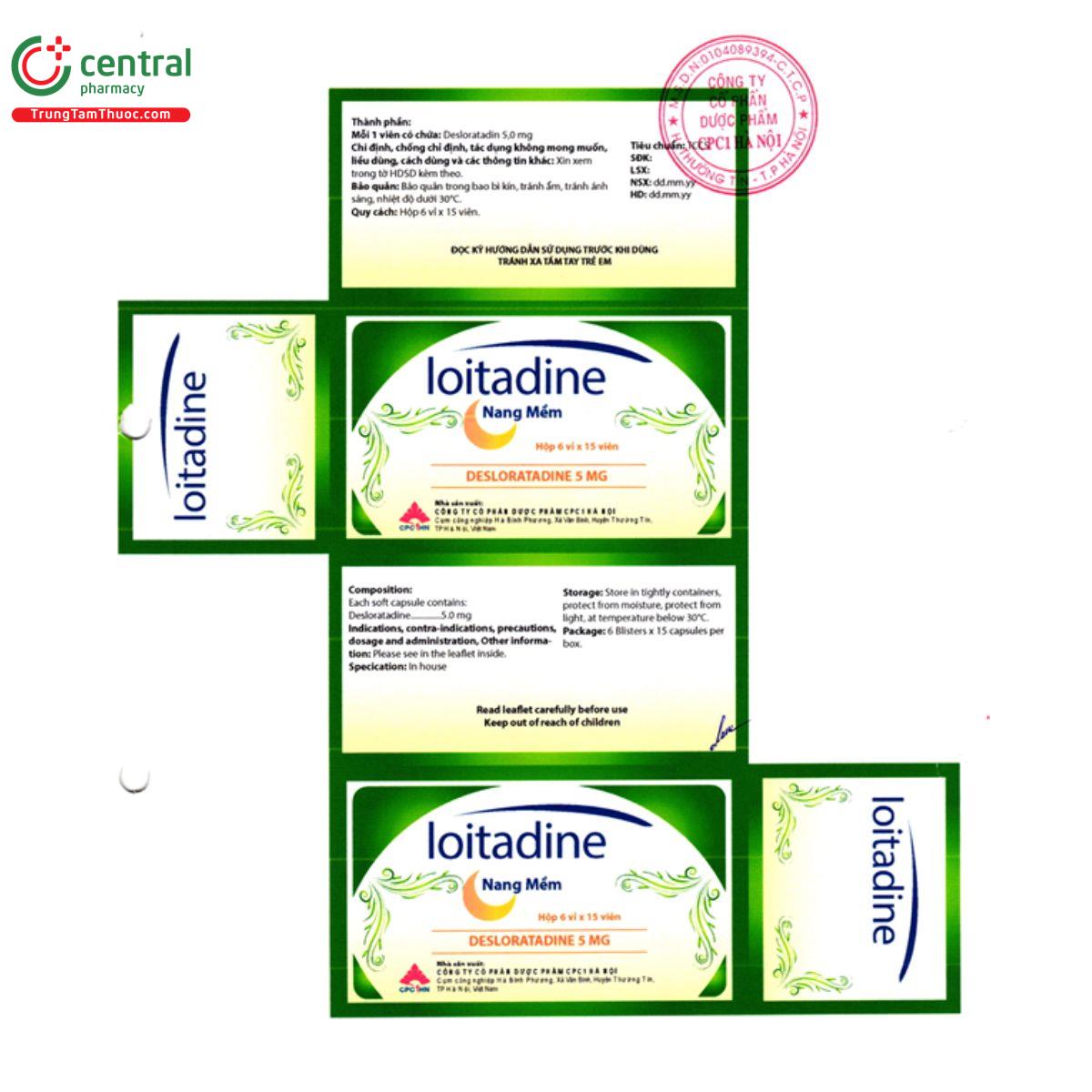 loitadine 7 B0000 loitadine 7 B0000