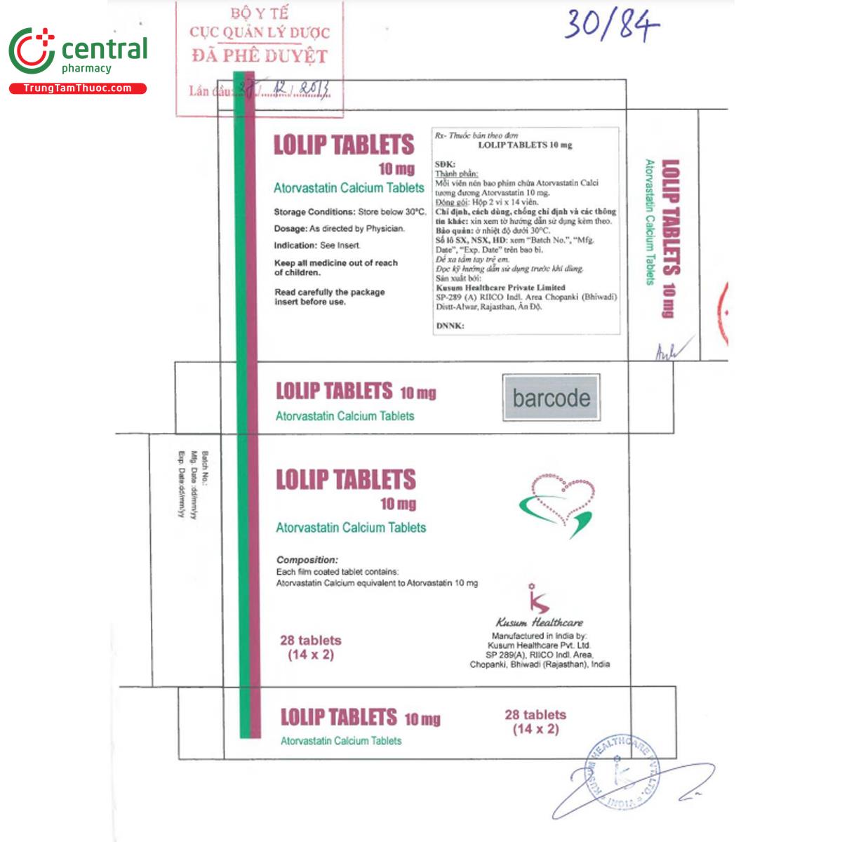lolip tablets 10mg 3 N5701 lolip tablets 10mg 3 N5701