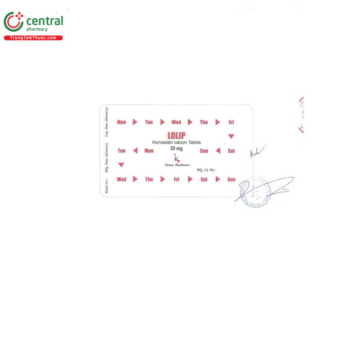 lolip tablets 20mg 4 R7324 lolip tablets 20mg 4 R7324