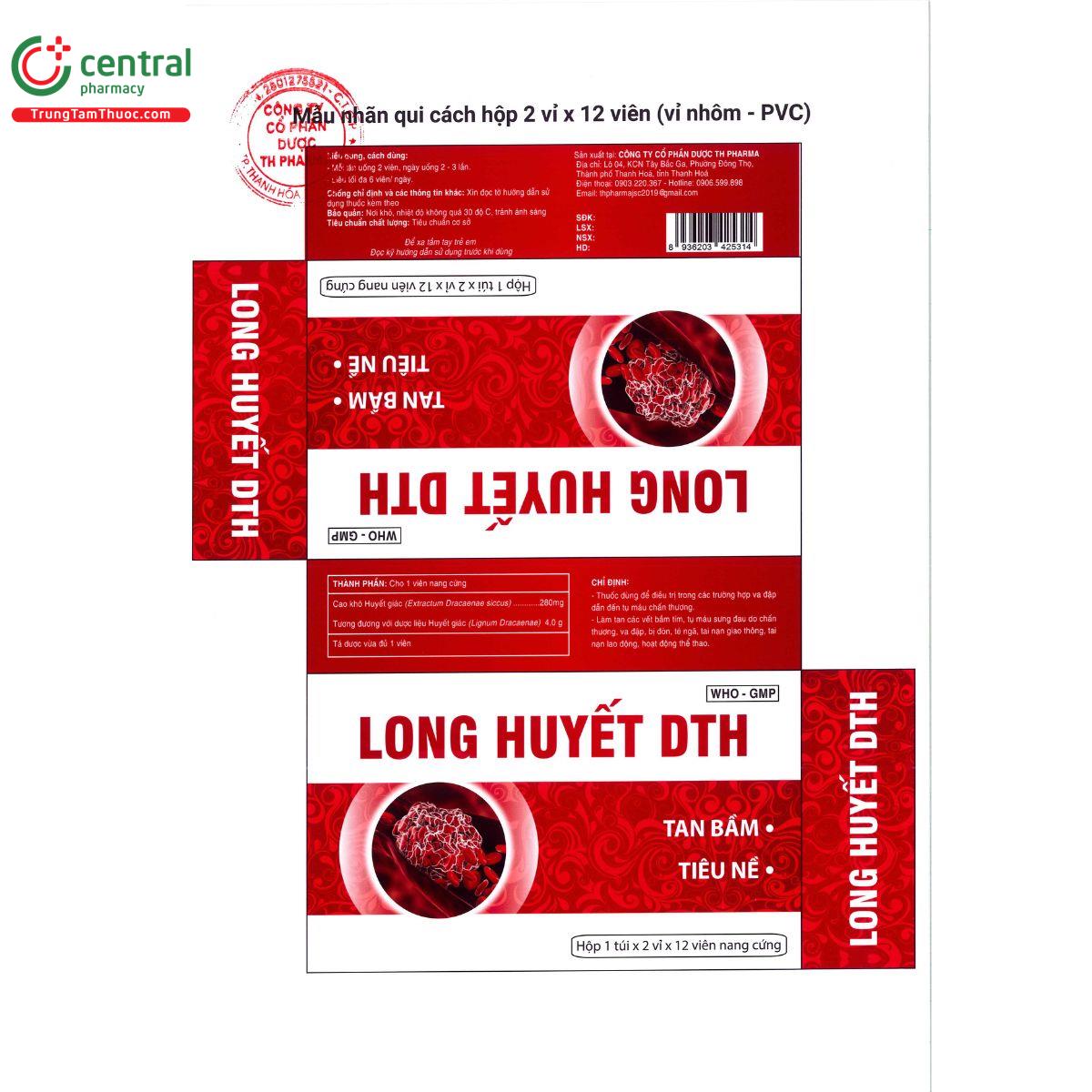 long huyet dth 5 H3546 long huyet dth 5 H3546