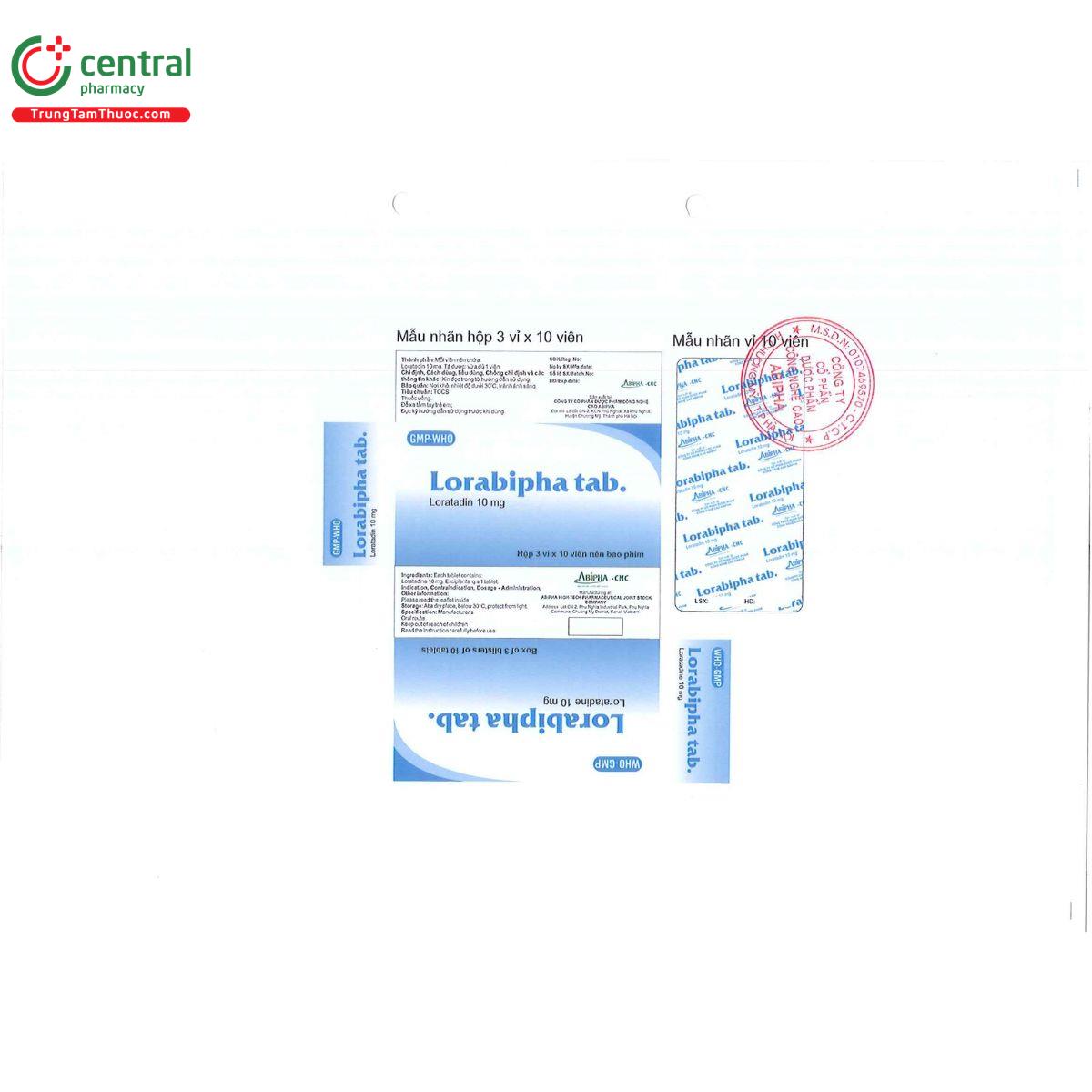 lorabipha tab 2 O6081