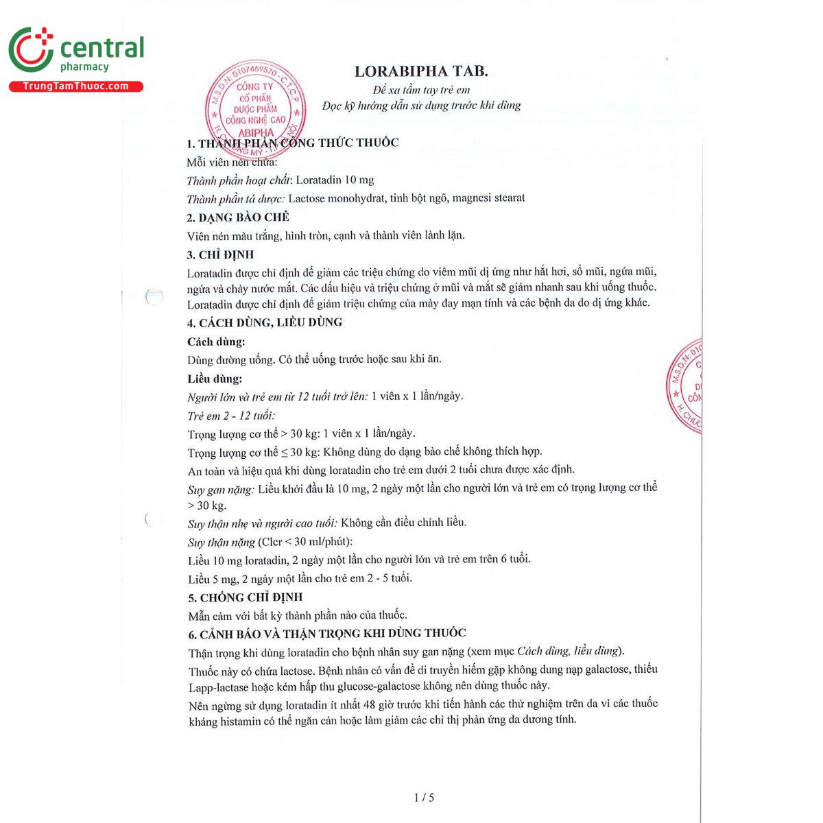 lorabipha tab 3 I3353