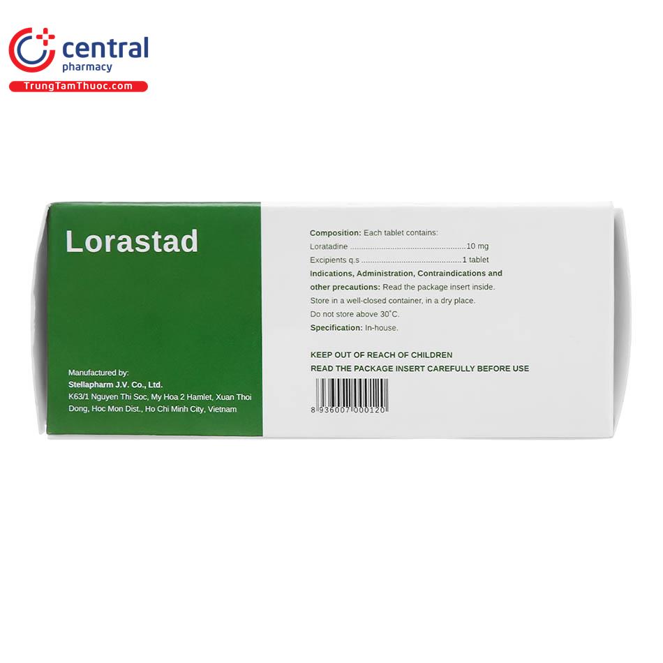 lorastad 10mg hop 100 vien 6 O5054