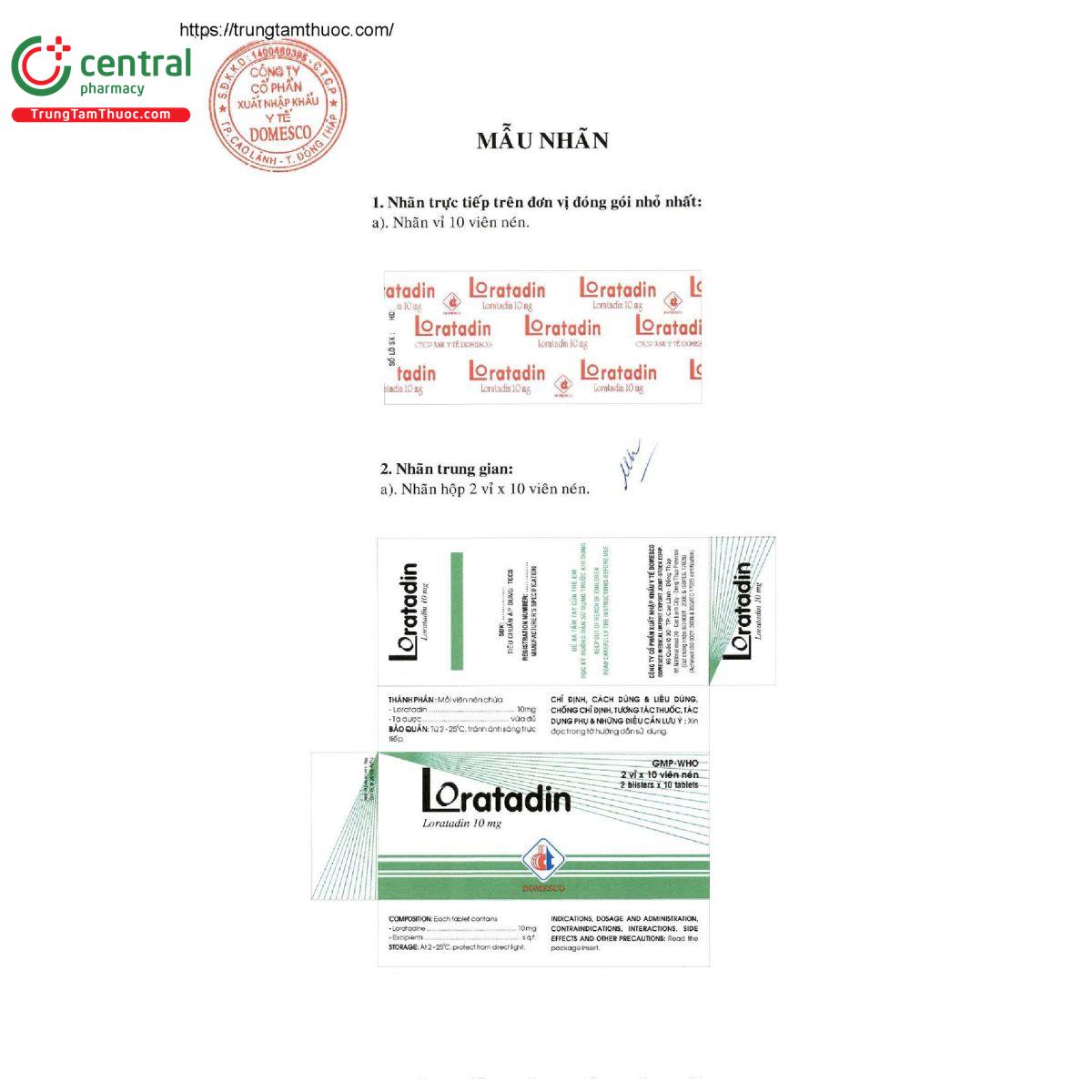 loratadin 10mg domesco 4 T8687 loratadin 10mg domesco 4 T8687