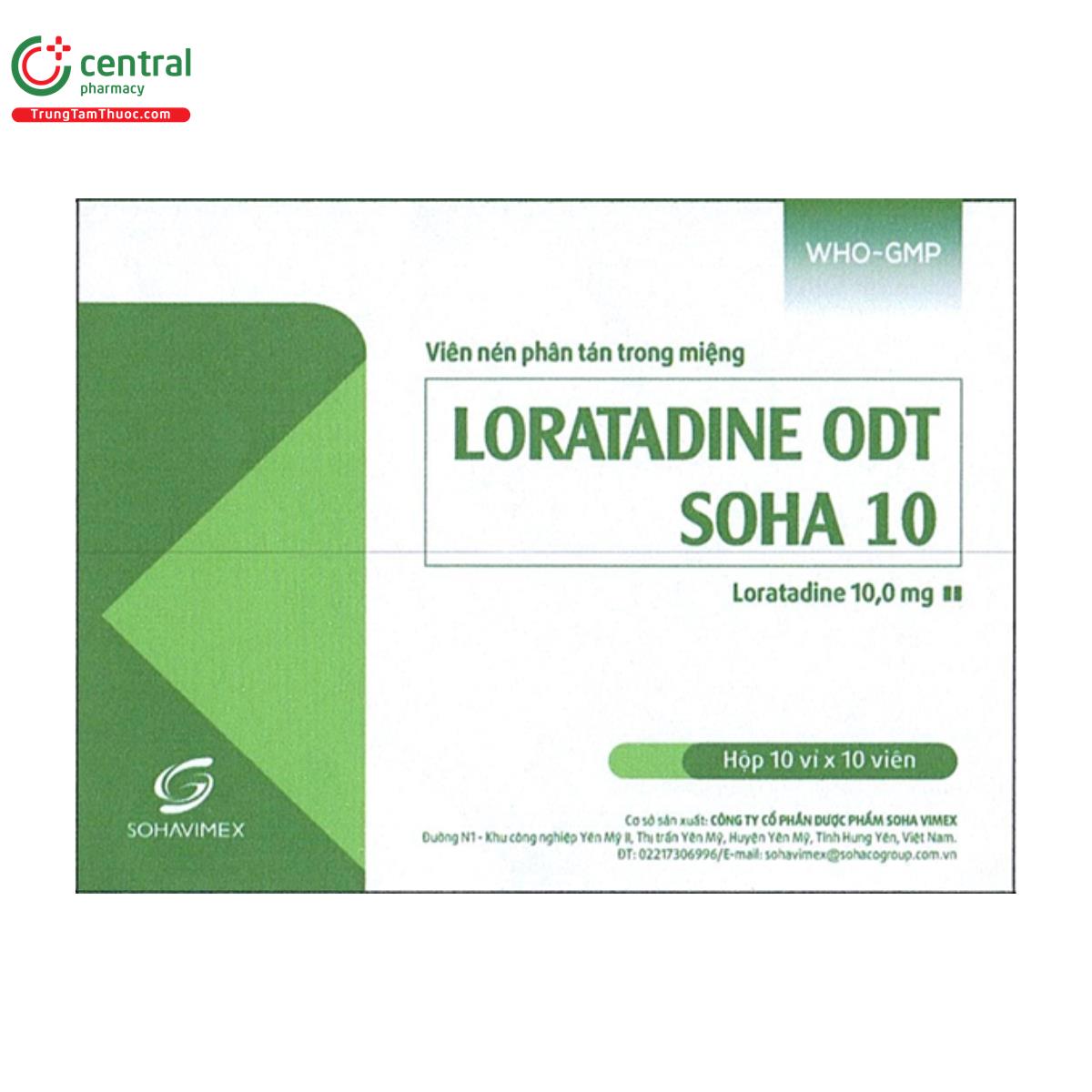 loratadine odt soha 10mg 1 I3735 loratadine odt soha 10mg 1 I3735