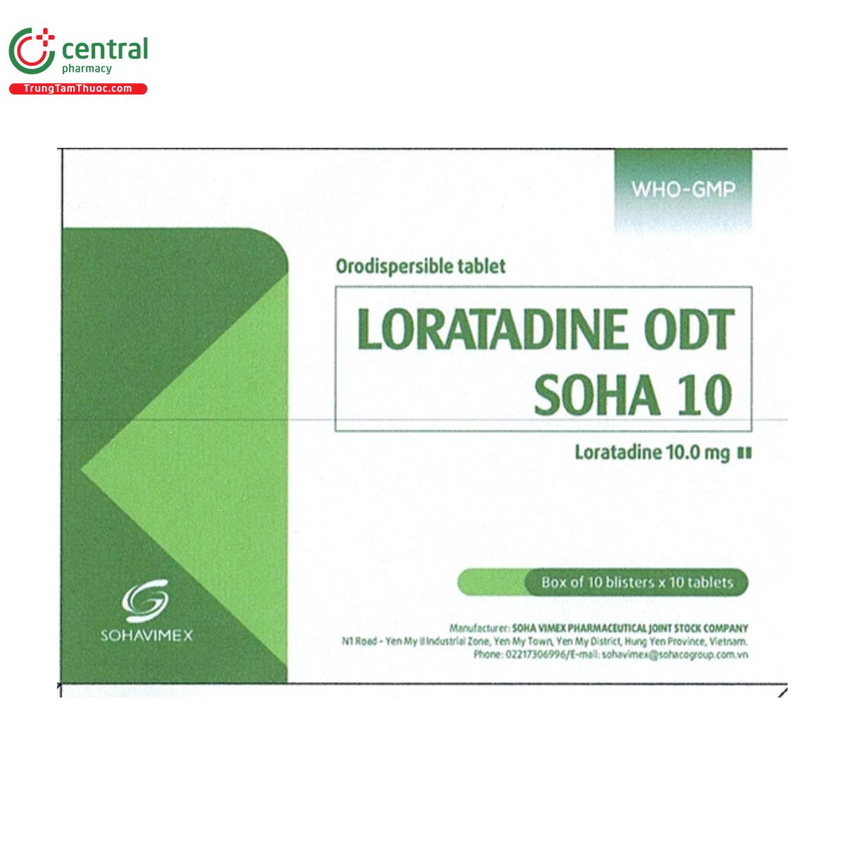 loratadine odt soha 10mg 3 D1263 loratadine odt soha 10mg 3 D1263