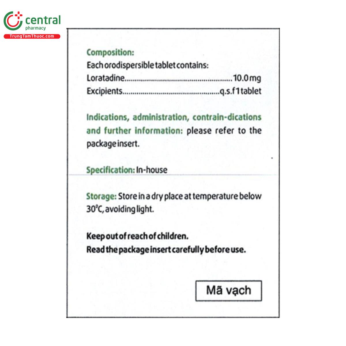 loratadine odt soha 10mg 4 E1756 loratadine odt soha 10mg 4 E1756