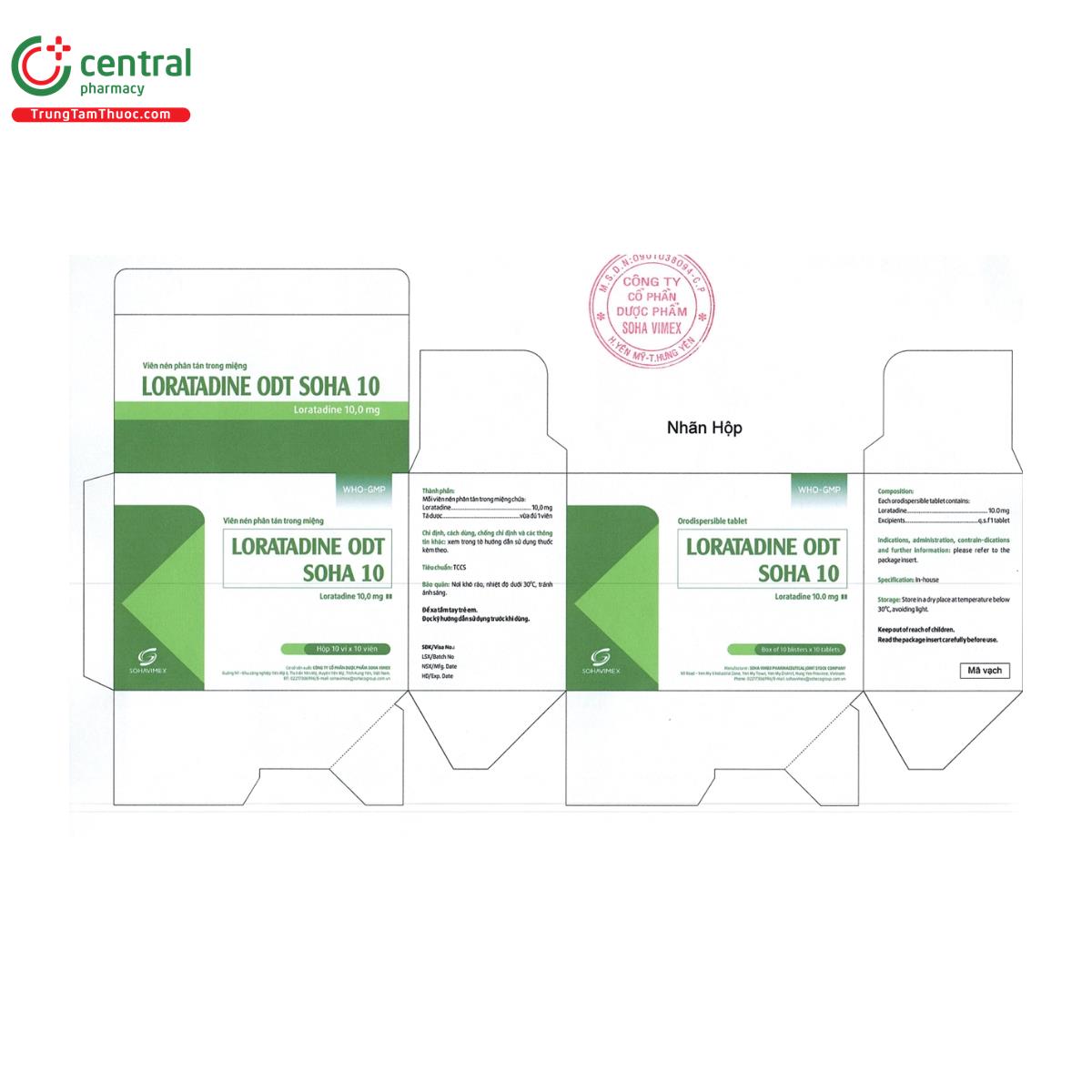 loratadine odt soha 10mg 6 F2424 loratadine odt soha 10mg 6 F2424
