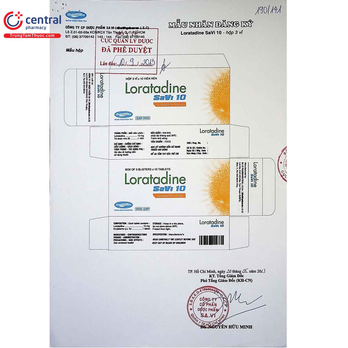 loratadine savi 10 3 J3743