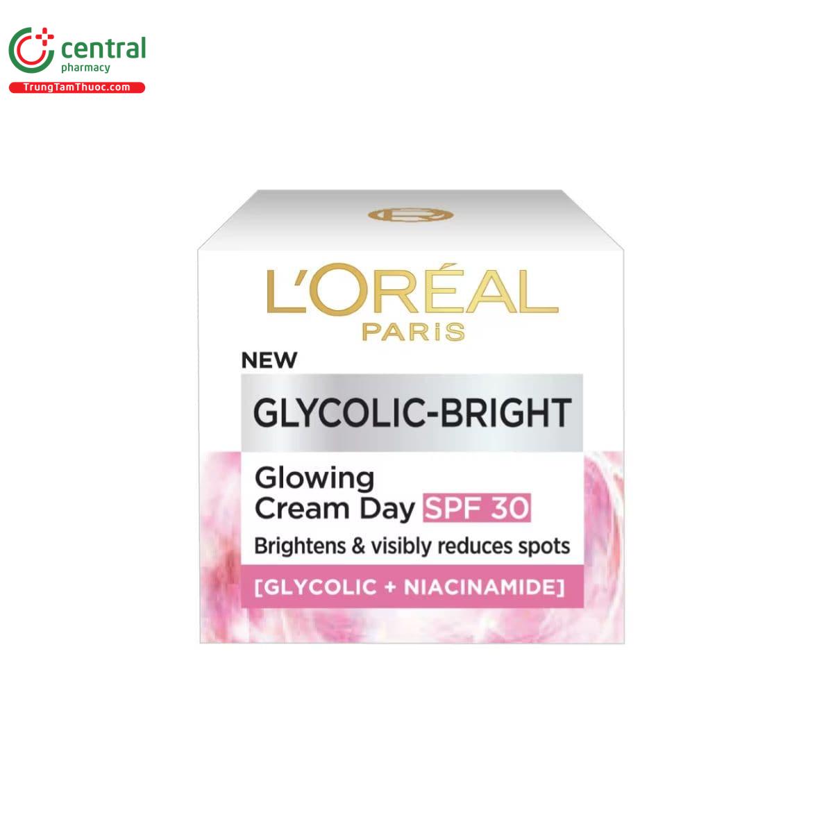 loreal glycolic bright glowing cream day 2 K4870